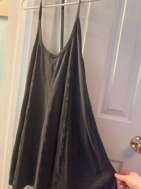 BDG Black Mini Slip Dress